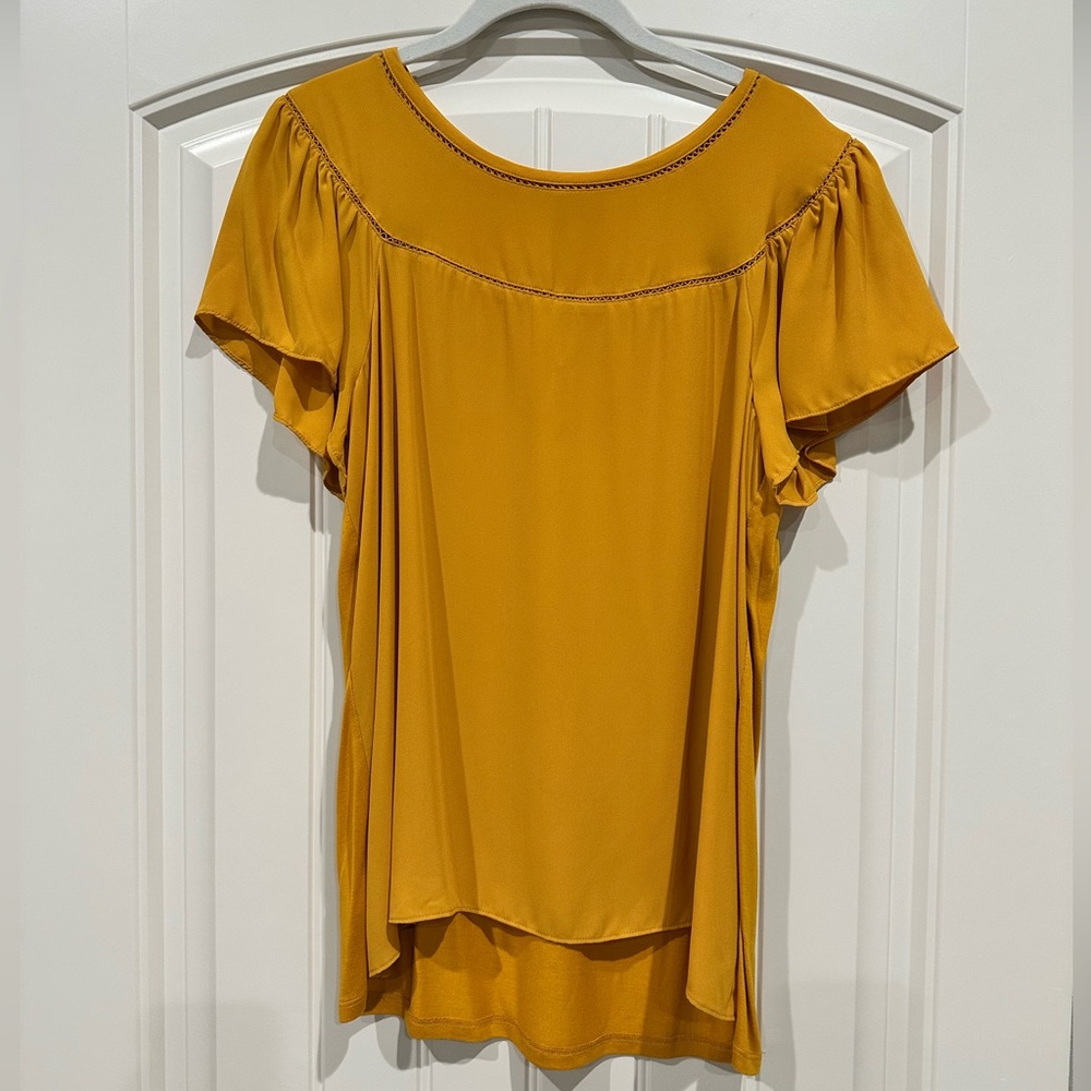 LOFT Mustard Yellow Women's Blouse